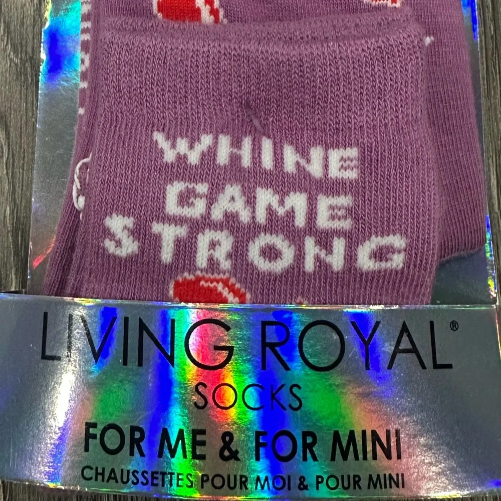 Living Royal Socks For Me & For Mini 2 Pack for Mom and Child